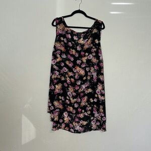 Torrid Hi-Low sheer sleeveless blouse